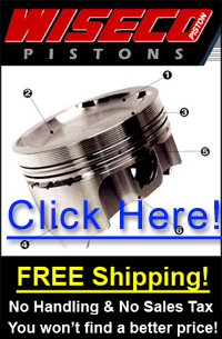 Wiseco Pistons - Free Shipping on all stocking pistons!